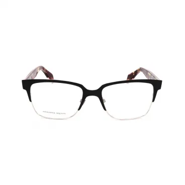 Alexander mcqueen Brillenfassung Alexander McQueen AMQ-4257-8SM Schwarz Brille ohne Sehst�rke Brillengestell
