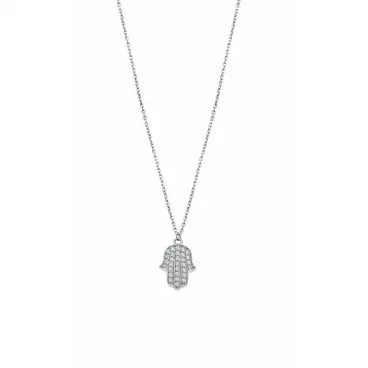 Amen Lotus Damenhalskette LP3490-1/1 LOTUS Ketten Damenkette Lotus, Lotus Halskette, Lotus Anh�nger Kette, Lotus Schmuck, Lotus Kette Edelstahl, Lotu