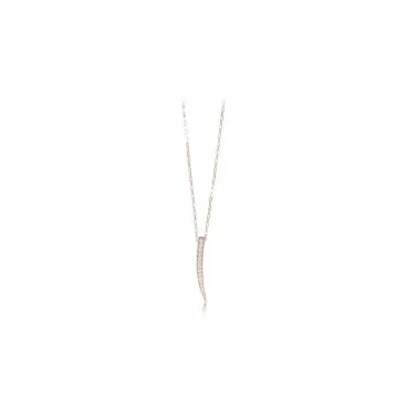Sif jakobs Modeschmuck Damen Halsketten mit Anh�nger Sif Jakobs P1012-CZ-RG (45 cm)