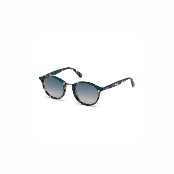 Web eyewear Sonnenbrille Unisex Herren Damen WEB EYEWEAR WE0236-55W Blau Havana ( 48 mm)