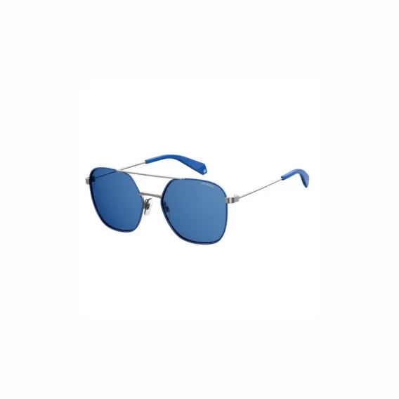 Polaroid Sonnenbrille Unisex Herren Damen 6058-S-PJP-56 Blau ( 56 mm) UV400