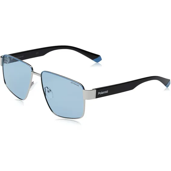 Polaroid Sonnenbrille Unisex Herren Damen PLD6121S-KUF Blau Rahmenlos UV400