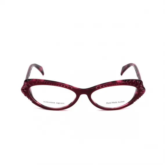 Alexander mcqueen Brillenfassung Alexander McQueen AMQ-4199-2JC Rot Brille ohne Sehstrke Brillengestell