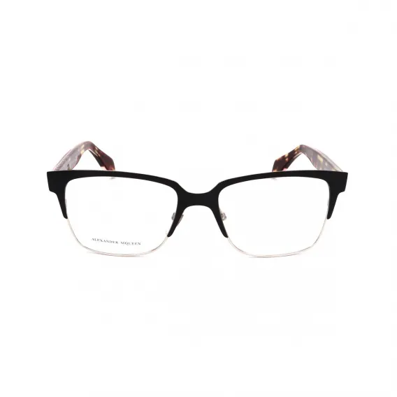 Alexander mcqueen Brillenfassung Alexander McQueen AMQ-4257-8SM Schwarz Brille ohne Sehstrke Brillengestell