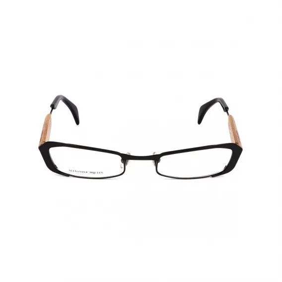 Alexander mcqueen Brillenfassung Alexander McQueen AMQ-4114-65Z  50 mm Schwarz Brille ohne Sehst Brillengestell
