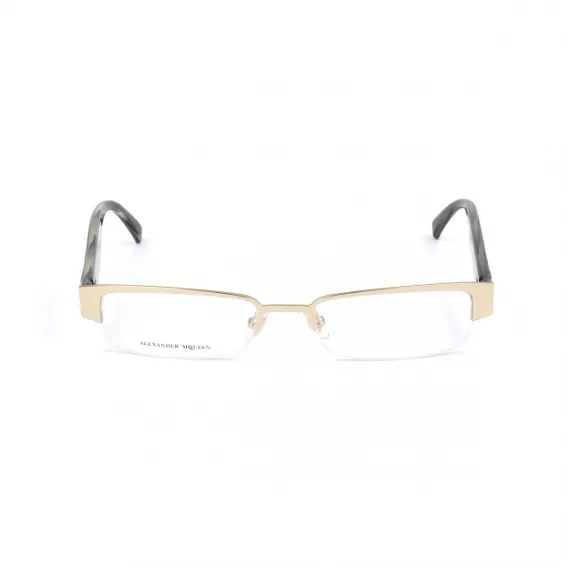 Brillenfassung Alexander McQueen AMQ-4159-R2E  51 mm Gold Brille ohne Sehstrke Brillengestell
