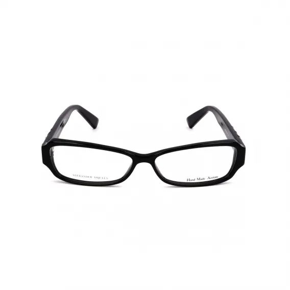 Alexander mcqueen Brillenfassung Alexander McQueen AMQ-4161-807 Schwarz Brille ohne Sehstrke Brillengestell