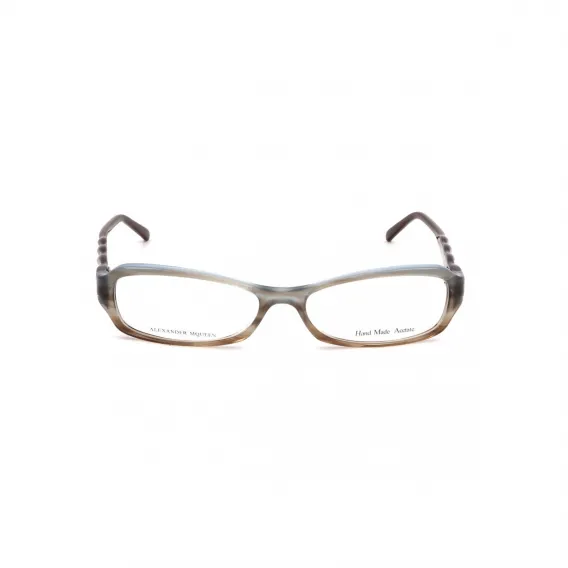 Alexander mcqueen Brillenfassung Alexander McQueen AMQ-4162-R4E Braun Brille ohne Sehstrke Brillengestell