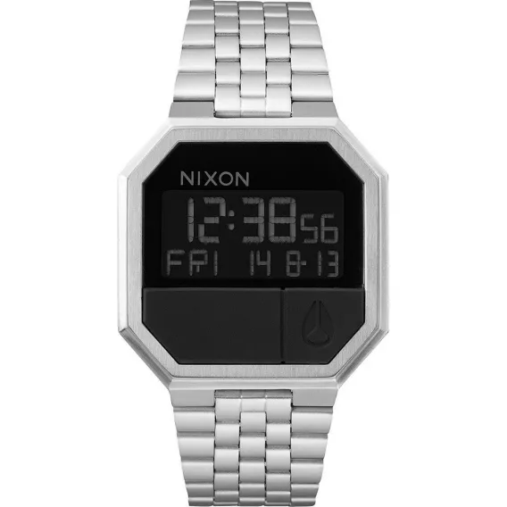 Nixon Armbanduhr Herrenuhr A158000-00 Schwarz Silberfarben