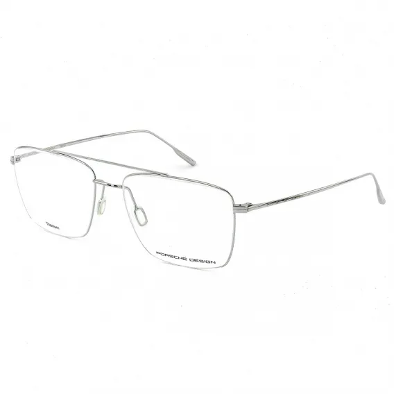 Porsche Brillenfassung Design P8381-C-57  57 mm Silberfarben Brillengestell Brille