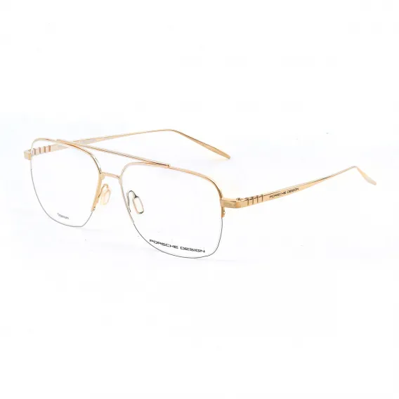 Porsche Brillenfassung Design P8359-B-56  56 mm Gold Brillengestell Brille