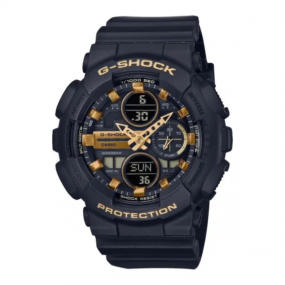 Casio Herrenuhr G-Shock COMPACT SERIE Schwarz  46 mm Harz Armbanduhr