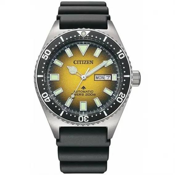Citizen Herrenuhr Citizen NY0120-01X Armbanduhr Silikon