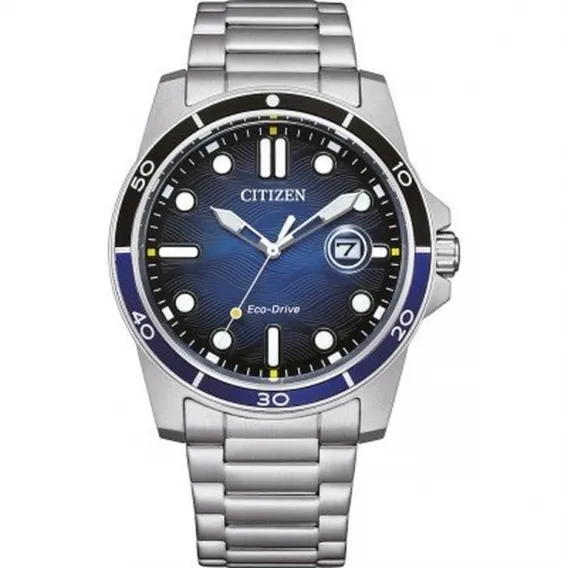 Citizen Herrenuhr AW1810-85L Silberfarben Edelstahl Armbanduhr