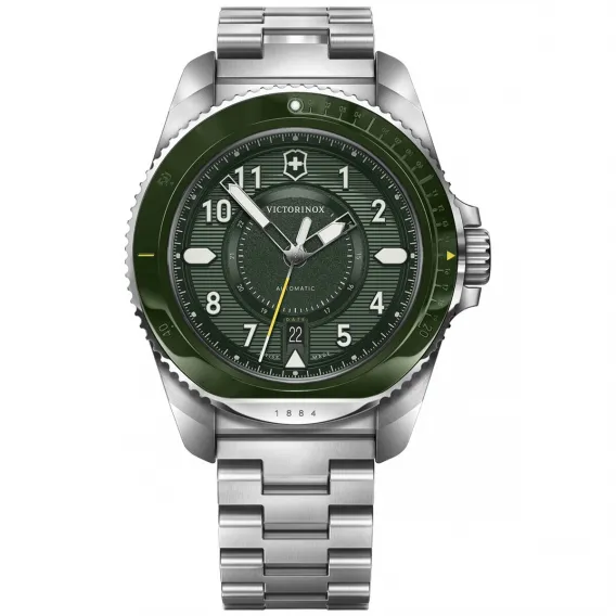 Victorinox Armbanduhr Herrenuhr V242015 Silberfarben Edelstahl