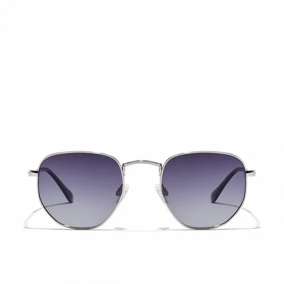 Hawkers polarisierte Sonnenbrillen Sixgon Drive Silberfarben Grau  51 mm UV400