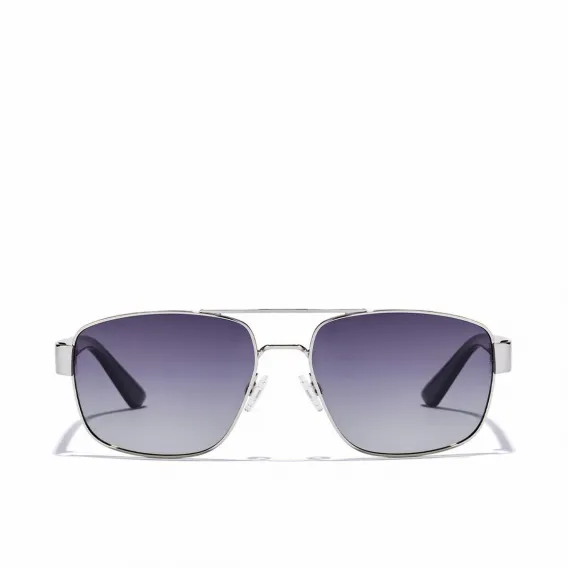 Hawkers Sonnenbrille Herren Damen Unisex Falcon Silberfarben Grau Polarisiert  48 mm UV400