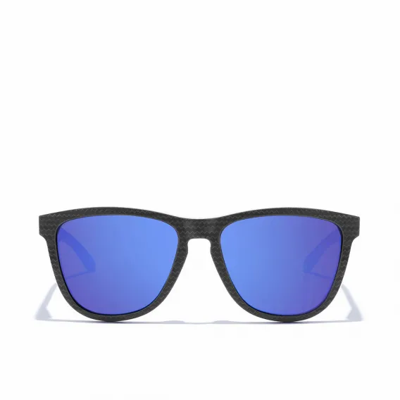 Hawkers polarisierte Sonnenbrillen One Raw Carbon Fiber Blau  55,7 mm UV400