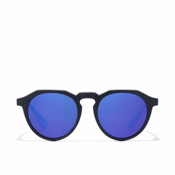 Hawkers polarisierte Sonnenbrillen Warwick Raw Schwarz Blau  51,9 mm UV400