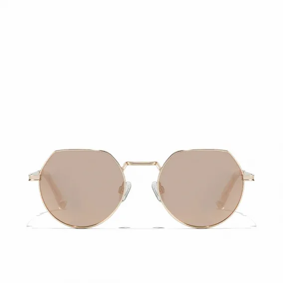 Hawkers Sonnenbrille Herren Damen Unisex Aura Rosa Golden Polarisiert  52 mm UV400