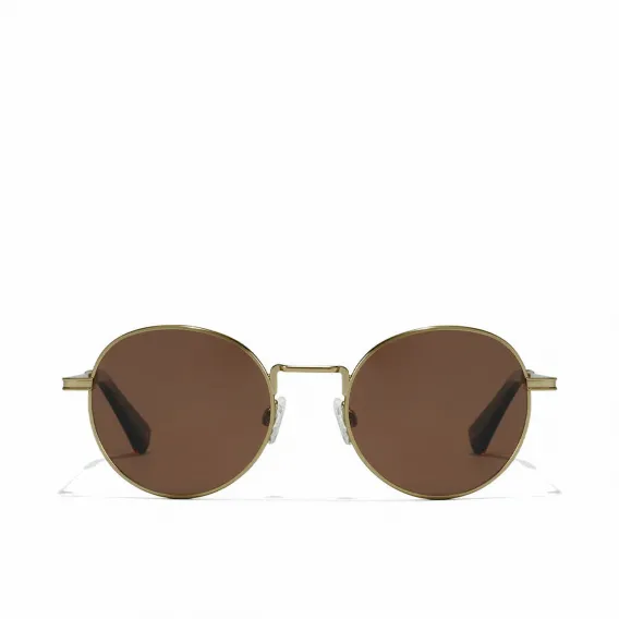 Hawkers Sonnenbrille Herren Damen Unisex Moma Golden Havana Polarisiert  50 mm UV400
