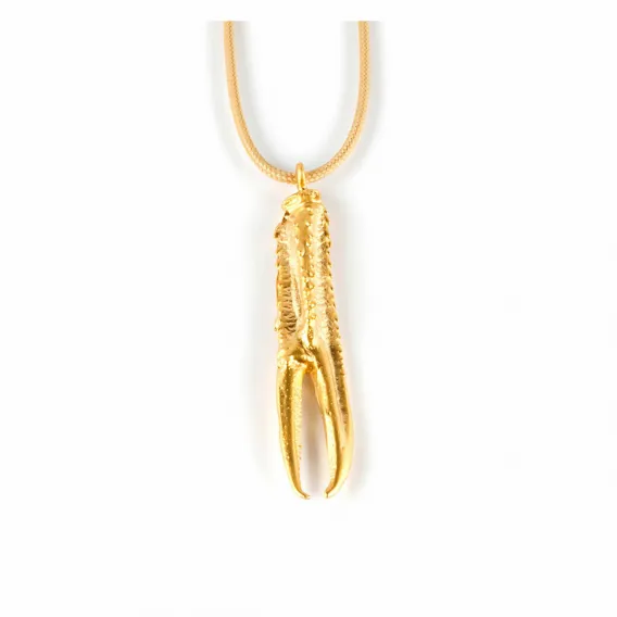 Amen Damenhalskette Shabama Tuent Cool Messing In goldenes Licht getaucht Nylon Beige 1 m