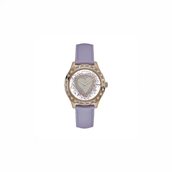 Guess Damen-Armbanduhr Uhr Leder W0909L3 39mm Quarzuhr