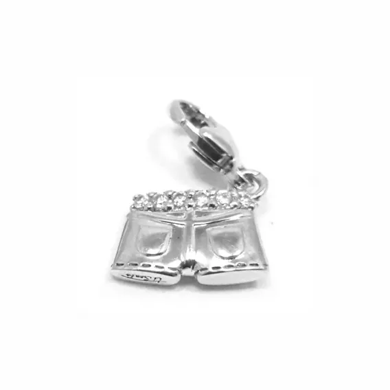 Amen Ti sento Halskette-Anhnger Charm Damen Modeschmuck Ti Sento 8174ZI (1 cm) Silber