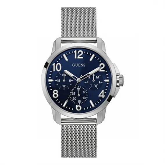 Guess Herrenuhr Edelstahl Armbanduhr Uhr W1040G1 (43mm) Quarzuhr