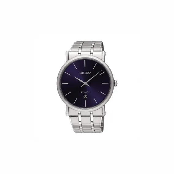 Seiko Herrenuhr Seiko SKP399P1 40,7mm Armbanduhr Uhr Blau